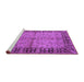 Sideview of Machine Washable Oriental Purple Traditional Area Rugs, wshurb816pur
