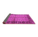 Sideview of Oriental Pink Traditional Rug, urb816pnk
