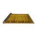 Sideview of Oriental Yellow Traditional Rug, urb816yw