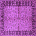 Square Oriental Purple Traditional Rug, urb816pur