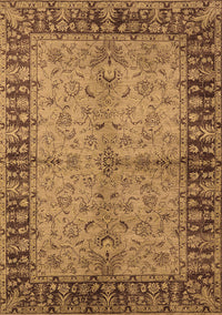 Oriental Brown Traditional Rug, urb816brn