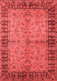 Oriental Red Traditional Rug, urb816red
