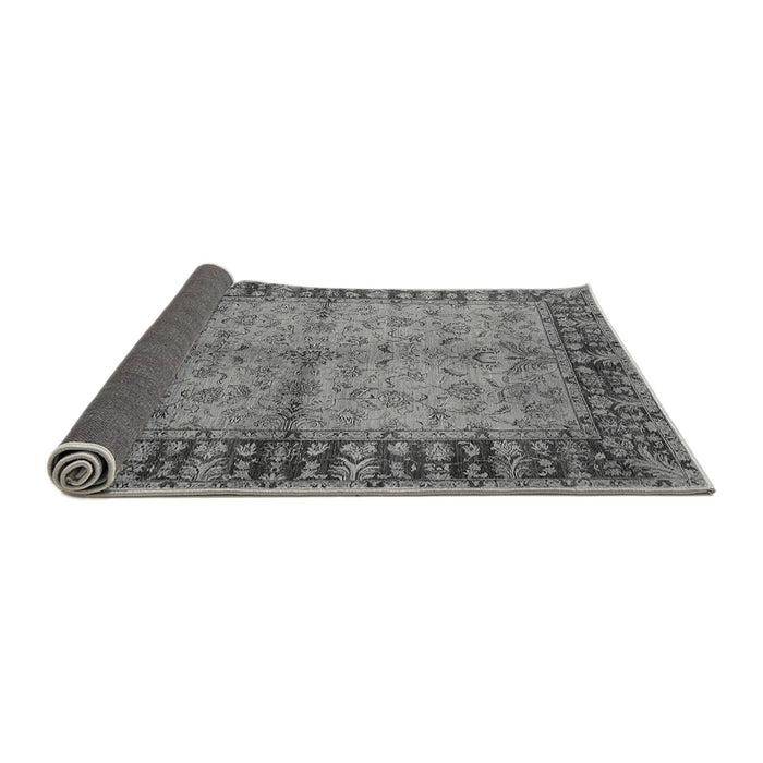 Sideview of Oriental Gray Traditional Rug, urb816gry