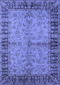 Oriental Blue Traditional Rug, urb816blu