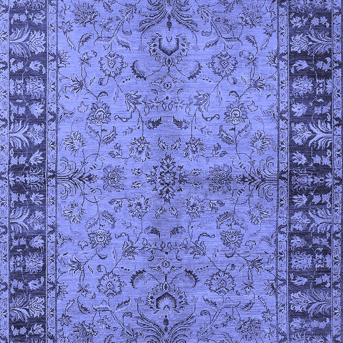 Oriental Blue Traditional Rug, urb816blu