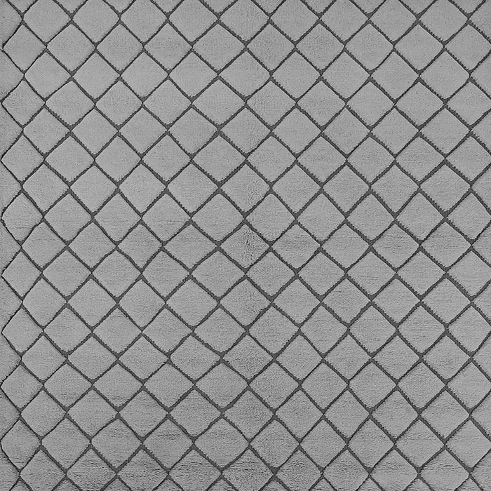 Square Oriental Gray Industrial Rug, urb817gry