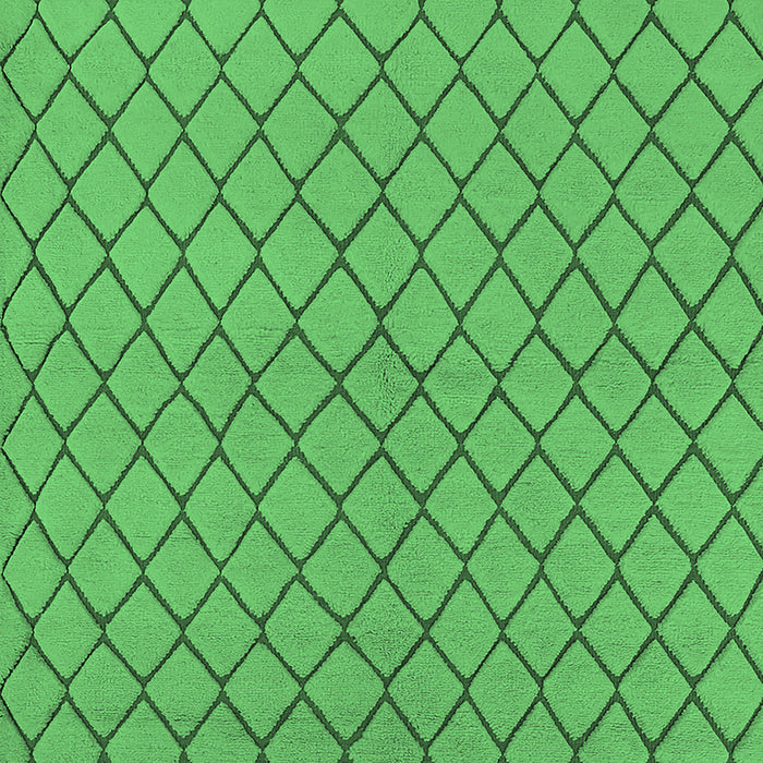 Machine Washable Oriental Emerald Green Industrial Area Rugs, wshurb817emgrn