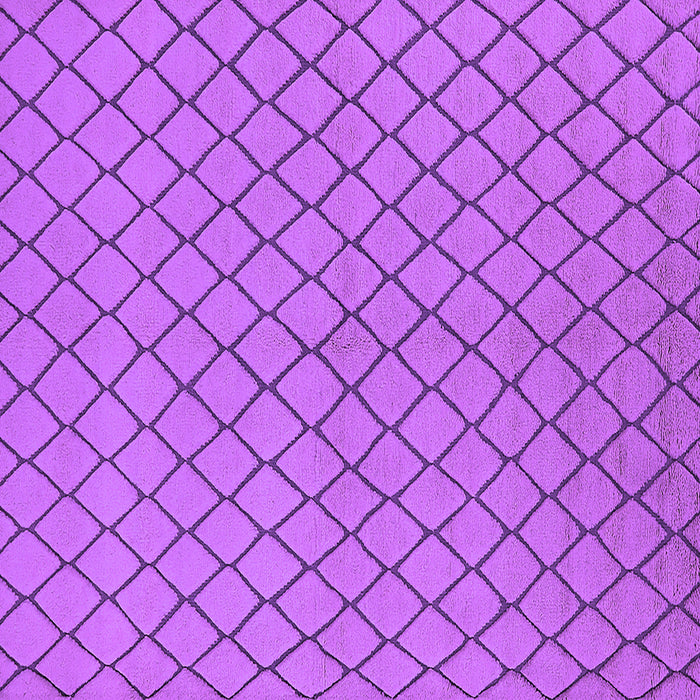 Square Machine Washable Oriental Purple Industrial Area Rugs, wshurb817pur