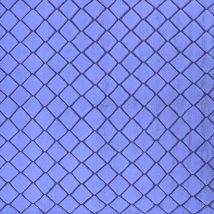 Square Oriental Blue Industrial Rug, urb817blu