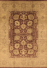 Oriental Brown Traditional Rug, urb818brn