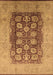 Oriental Brown Traditional Rug, urb818brn
