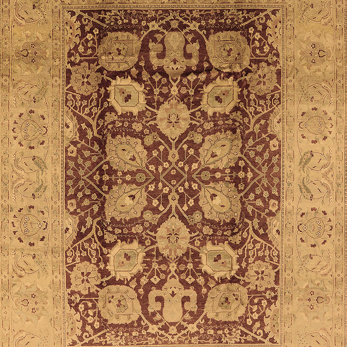 Oriental Brown Traditional Rug, urb818brn