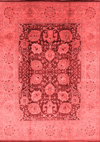 Oriental Red Traditional Rug, urb818red