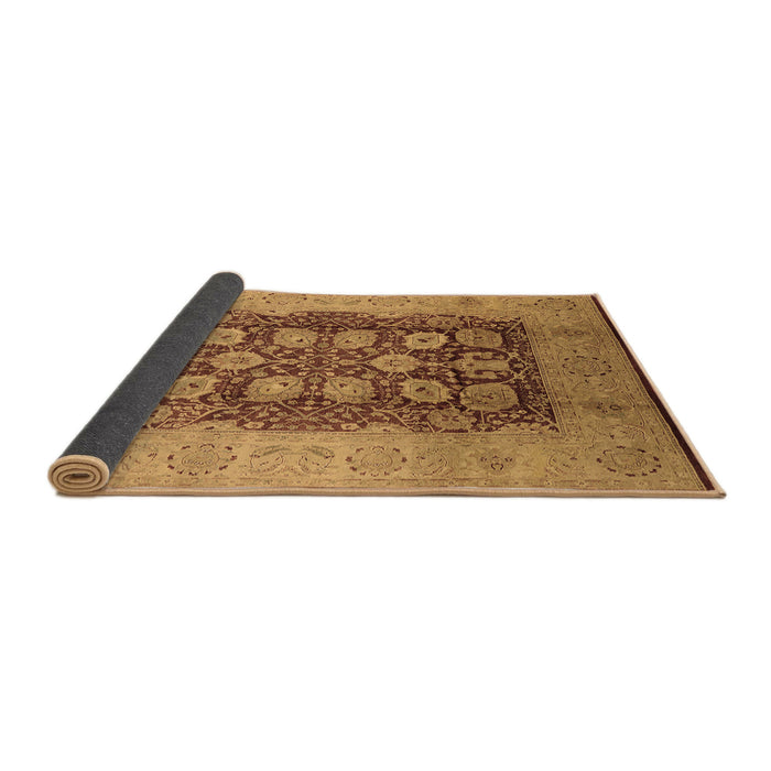 Sideview of Oriental Brown Traditional Rug, urb818brn