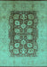 Oriental Turquoise Traditional Rug, urb818turq