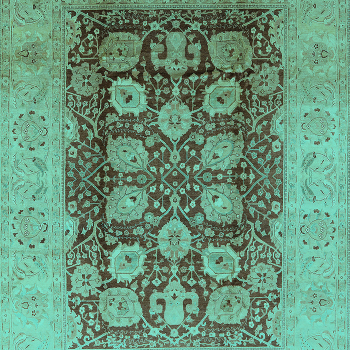 Oriental Turquoise Traditional Rug, urb818turq