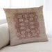Lifestyle Image of Mid-Century Modern Urban Square Chestnut Red Throw Pillow, 18 inch by 18 inch, pwurb818