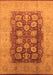 Oriental Orange Traditional Rug, urb818org