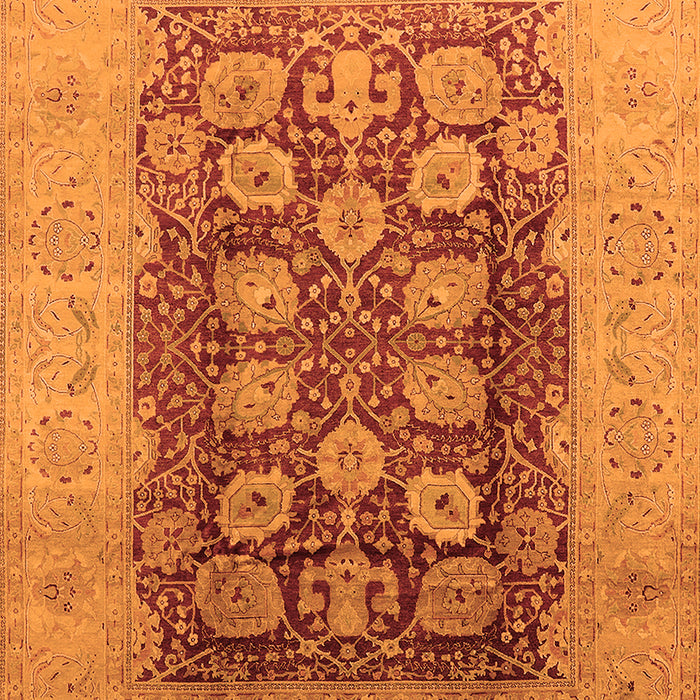 Oriental Orange Traditional Rug, urb818org