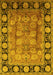 Oriental Yellow Traditional Rug, urb819yw