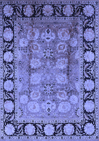Oriental Blue Traditional Rug, urb819blu