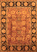 Oriental Orange Traditional Rug, urb819org