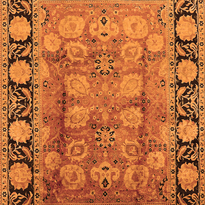 Oriental Orange Traditional Rug, urb819org