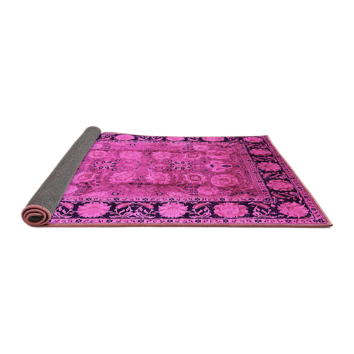 Sideview of Oriental Pink Traditional Rug, urb819pnk