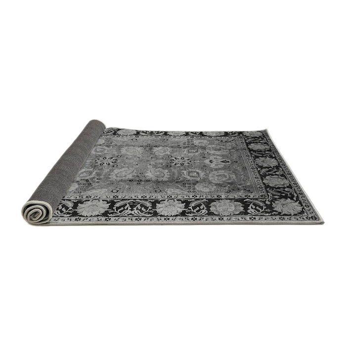 Sideview of Oriental Gray Traditional Rug, urb819gry