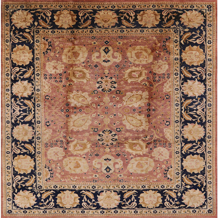 Square Machine Washable Industrial Modern Brown Sand Brown Rug, wshurb819