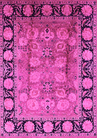 Oriental Pink Traditional Rug, urb819pnk