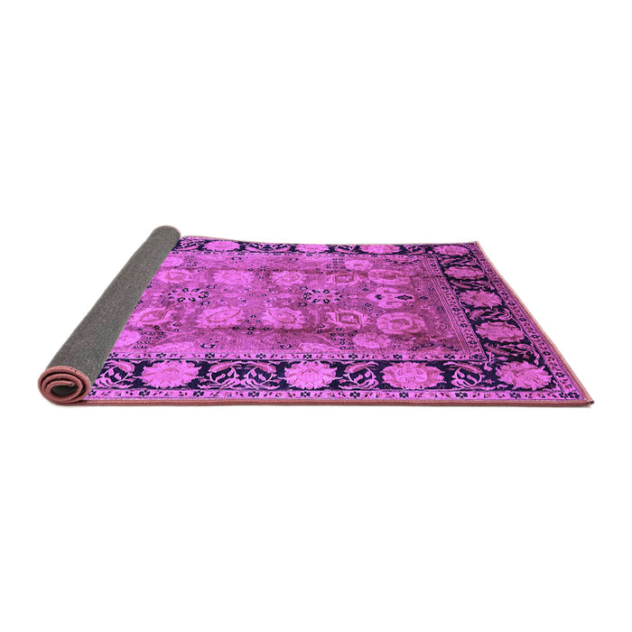 Sideview of Oriental Purple Traditional Rug, urb819pur