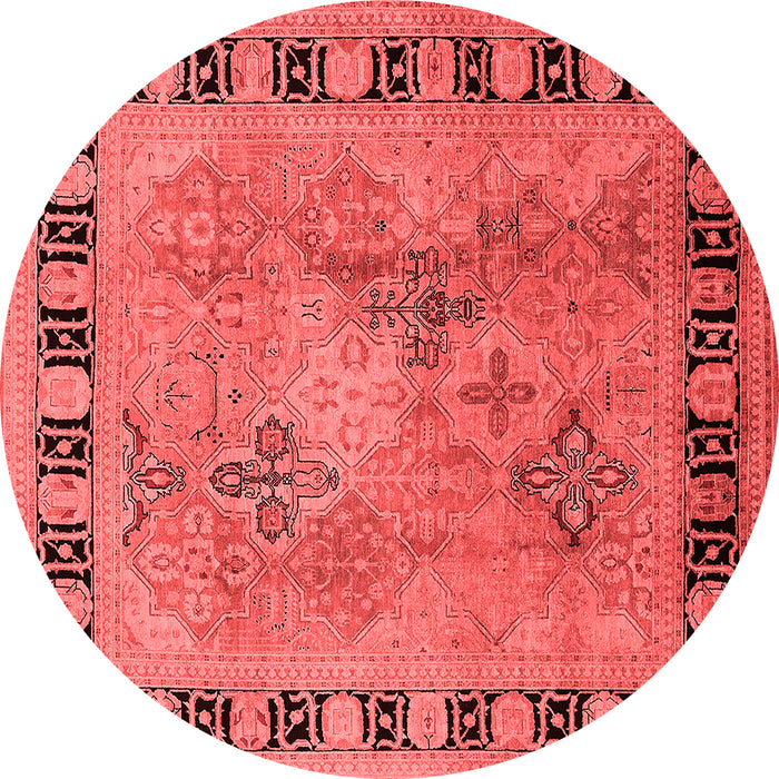 Machine Washable Oriental Red Traditional Rug, wshurb820red