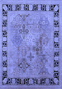 Oriental Blue Traditional Rug, urb820blu