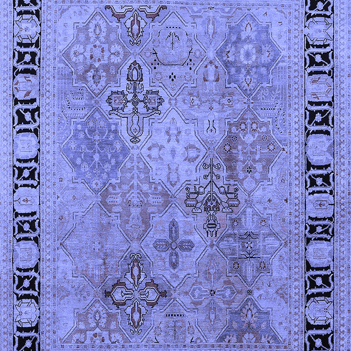 Oriental Blue Traditional Rug, urb820blu