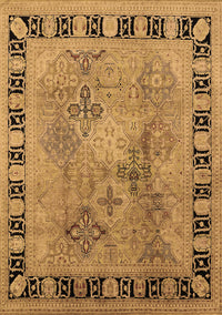 Oriental Brown Traditional Rug, urb820brn