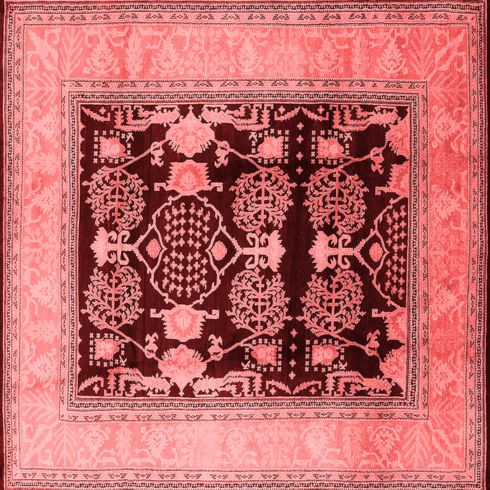 Machine Washable Oriental Red Industrial Rug, wshurb821red