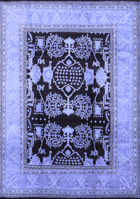 Oriental Blue Industrial Rug, urb821blu