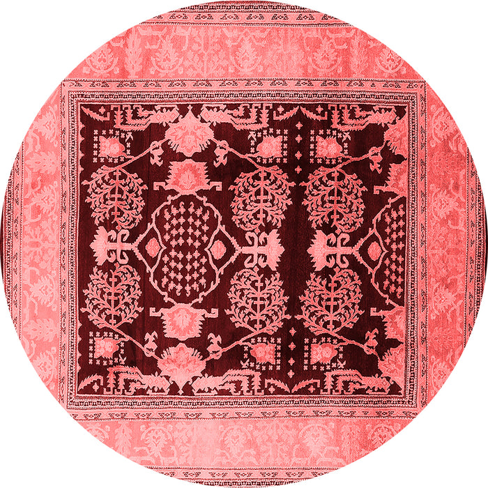 Machine Washable Oriental Red Industrial Rug, wshurb821red
