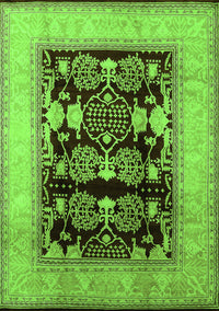 Oriental Green Industrial Rug, urb821grn