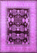Machine Washable Oriental Purple Industrial Area Rugs, wshurb821pur