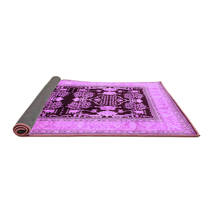 Sideview of Oriental Purple Industrial Rug, urb821pur