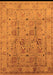 Oriental Orange Traditional Rug, urb822org