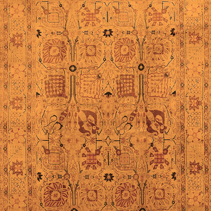 Oriental Orange Traditional Rug, urb822org