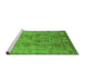 Sideview of Machine Washable Oriental Green Traditional Area Rugs, wshurb822grn