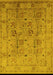 Oriental Yellow Traditional Rug, urb822yw