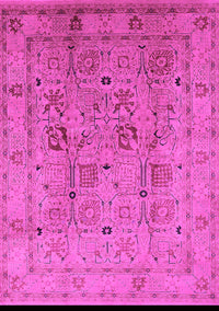 Oriental Pink Traditional Rug, urb822pnk