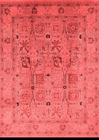Oriental Red Traditional Rug, urb822red