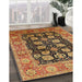 Machine Washable Industrial Modern Saffron Red Rug in a Family Room, wshurb823