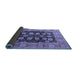 Sideview of Oriental Blue Industrial Rug, urb823blu